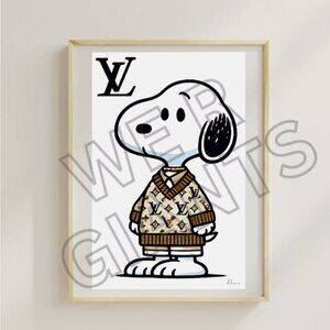 LOUIS VUITTON Snoopy 11X17